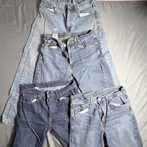 Levi Jeans Mens Lot of (4) 505 34X32 Tactical Utility Carpenter Work Outdoor